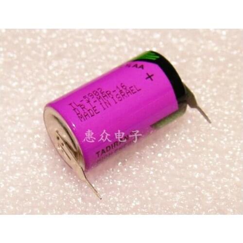 20pcs Original New (New Date) TL-5902 1/2AA ER14250 SL350 3.6V 1/2 AA PLC Lithium Battery with pins Free Shipping