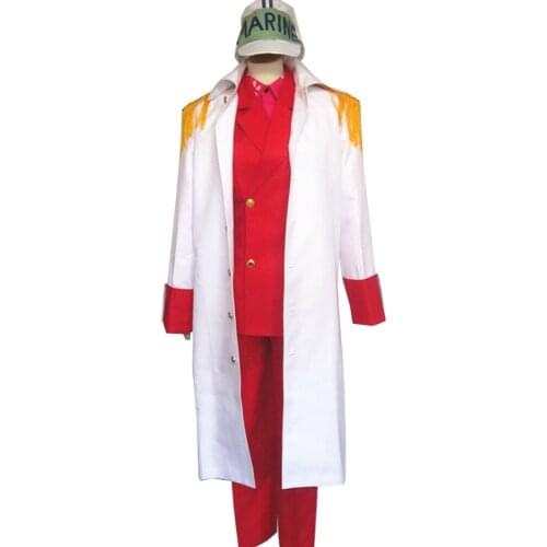 2019 New Popular Anime ONE PIECE Cosplay Akainu Sakazuki Borsalino Sengoku Halloween Justice Navy Uniforms