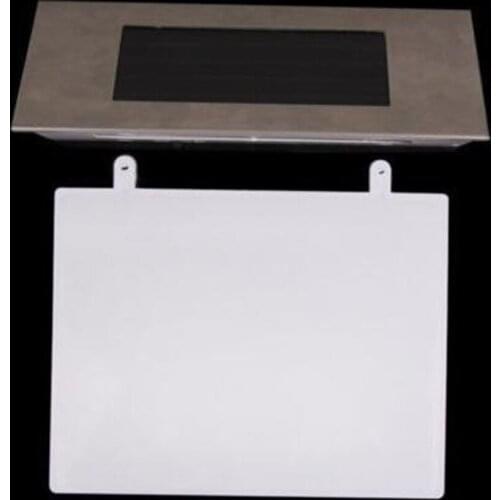 4LED Outdoor Doorplate Number Durable House Powerful Eco Friendly Waterproof Solar Billboard Light Stainless Steel Anticorrosion