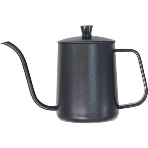 600ML Hand Drip Coffee Pouring Kettle Pour over Gooseneck Tea Pot Stainless Steel Hand Hung Pot