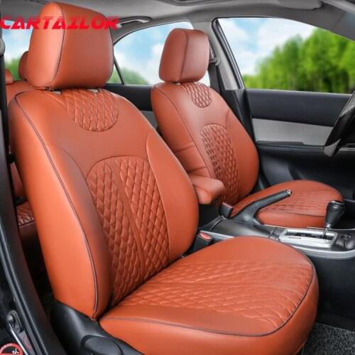 CARTAILOR PU leather seat covers custom fit for hyundai veloster car seat cover set front & rear seats cushion protection black