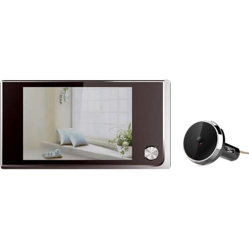3.5 inch Digital LCD 120 Degree Peephole Viewer photo visual monitoring electronic cat eye camera doorbell camera