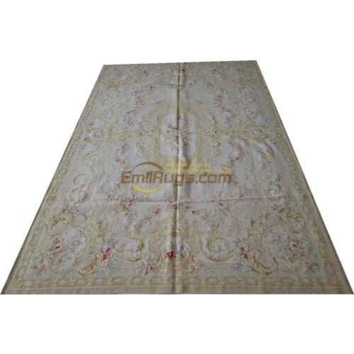 Handmade Home Carpets For Living Room Square Rug Aubusson Carpet Wool Knitting Carpets
