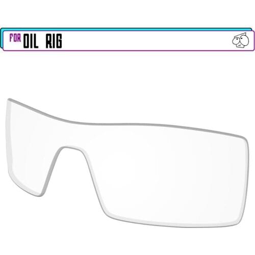 EZReplace Polarized Replacement Lenses for - Oakley Oil Rig Sunglasses - HD Clear