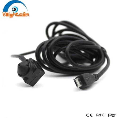 Vsightcam 720P 1080P Mini OTG Camera Micro USB Port 15X15mm Size Pin hole Lens for Android Mobiles USB Security Camera Hot Sale