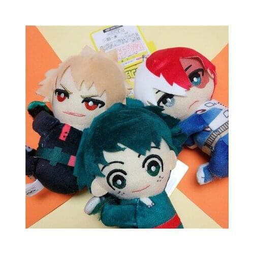 Classic cartoon My Hero Academia Midoriya Izuku deku Bakugou Katsuki Todoroki Shoto Plush toy doll pendant bag pendant