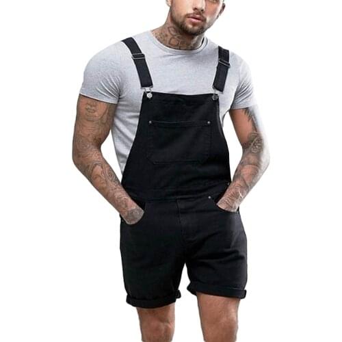 JAYCOSIN Mens pants Summer Fashion Men solid Overall Suspender Pants man Plus Pocket Jeans Overalls Jumpsuit casual Streetwear