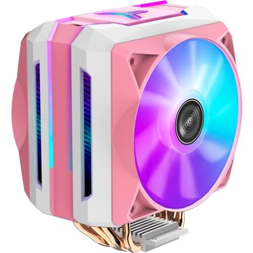Jonsbo CR1100 6 Heatpipe CPU Cooler Dual Fan 120mm PWM Silent Fan ARGB 5V3PIN Addressable RGB Cooling Fan For AMD AM4 Intel 115X