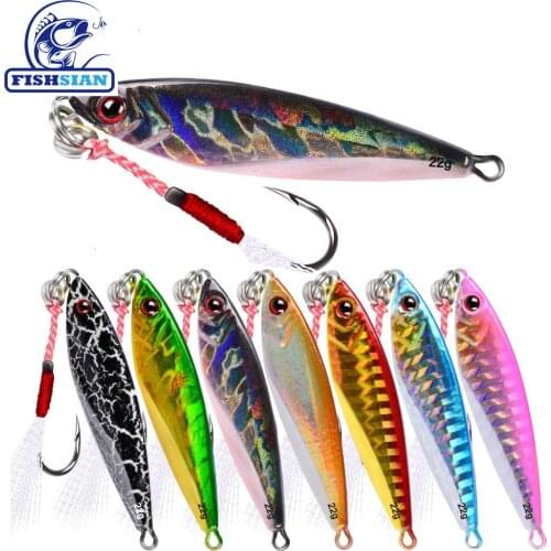 Metal Jig Fishing Lure Weights 7-30g Metal Fishing Bait Holographic Saltwater Lures Articulos De Pesca Isca Artificial Fake Fish
