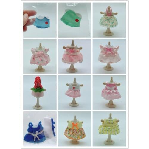 Wholesale japanese original forest animal family cute skirt shirt pant accessories furniture toys for girls christmas gift