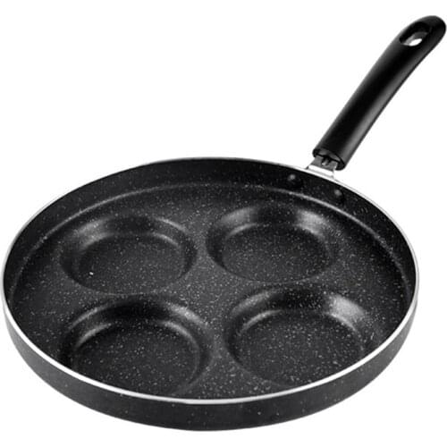 Mini Nonstick Fried Pan Four-hole Portable for Pancakes Breakfast Omelette Kitchen Non-slip Kitchen,Dining & Bar TB Sale