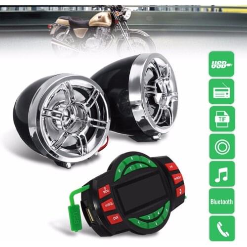 Newest Bluetooth Motorcycle Audio System USB SD FM Radio MP3 Speaker Waterproof