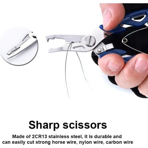 Newly Fishing Scissors Pliers Line Cutter Remove Hook Tackle Tool Stainless Steel Accessories