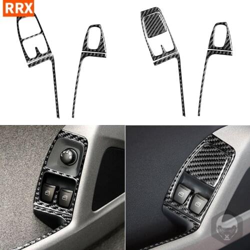 For Benz Smart Fortwo 451 Coupe Cabrio Pure Pulse Passion 2011 2012 2013 2014 2015 Carbon Fiber Windows Control Panel Stcikers