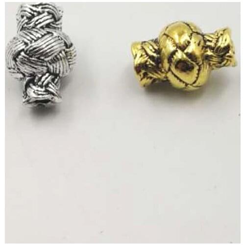 Bracelet spacer beads Rattan pattern tesbih accessories Tasbih tassel Empty pipe beads Rosary Accessories