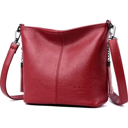 Women Leather Bags Ladies Luxury Shoulder Bags Womens Handbag Female Messenger Bag Fashion Crossbody Bags For Women Bolsas Sac