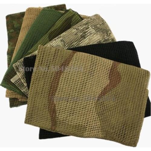 Military Men Scarves Arab Tactical Desert Shawl Breathable Shawls Net Cloth Scarf US Army Soldiers Combat Camouflage Scarves