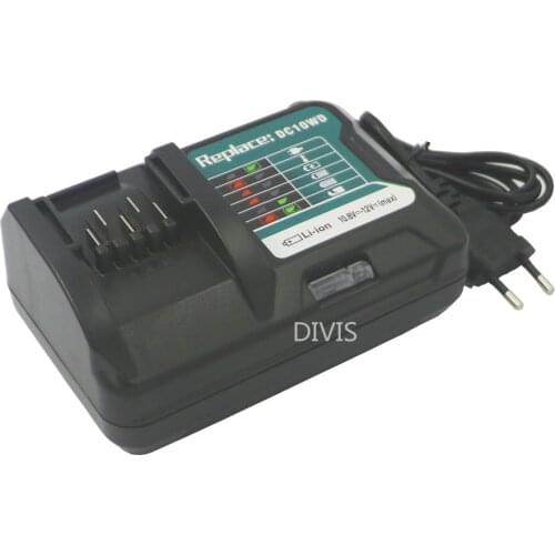 Charger AC100-260V Replace for MAKITA battery 10.8V 12V BL1016 BL1040B BL1015B BL1020B BL10DC10SA CL107FDZ CL107FDWY CL107DWM