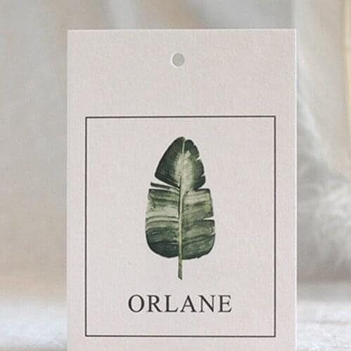 ZeQi new fashion custom hang tag with personalized logo recycled friendly paper