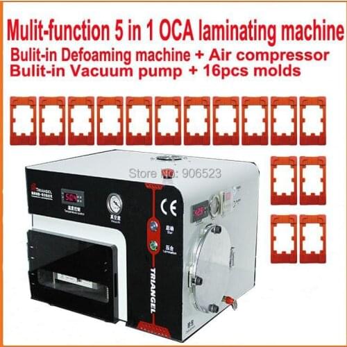 2015 New Arrival 5in1 Mobile Phone Repair Equipment OCA LCD Glass Vacuum Laminator Machine, Hot Vacuum Press Laminating Machine