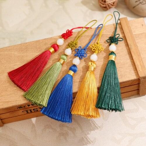 10-50Pcs Imitation Chinese Knot Tassels DIY Curtain Clothes Bag Craft Supplies Classical Style Tassel Pendant 13cm