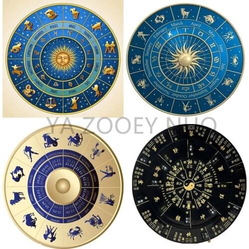 New 5D Diy full Square Round Diamond Painting Zodiac Totem picture Diamond Embroidery Cross Stitch Mosaic for room Decor P1028