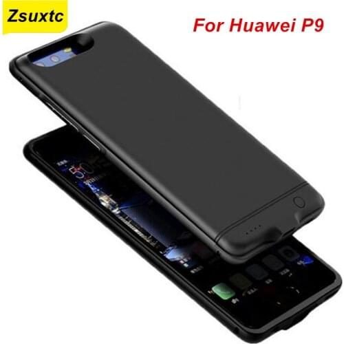 Araceli For Huawei P9 Battery Charger Case 6000 Mah PC ABS Phone Cover Capa Power Bank For Huawei P9 Battery Case