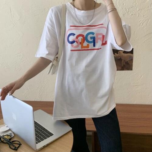 Cheap wholesale 2021 spring summer autumn new fashion casual woman t-shirt lady beautiful nice women Tops female Fy2676