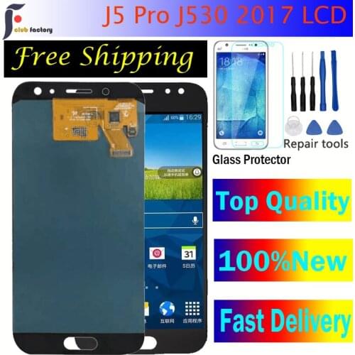 For SAMSUNG Galaxy J530 2017 For Samsung J5 2017 Display Touch Screen Digitizer J5 Pro J530 J530F LCD 5.2'' inchSM-J530F