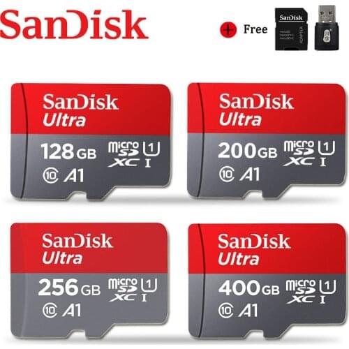SanDisk A1 Memory Card 256GB 200GB 128GB 64GB 98MB/S 32GB 16GB Micro sd card Class10 UHS-1 flash card Memory Microsd TF/SD Card
