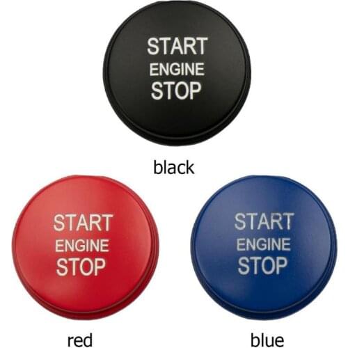Engine Ignition Button Replace Cover Start Stop Key Switch Decor for Range Rover Easy Installation and Simple Operation