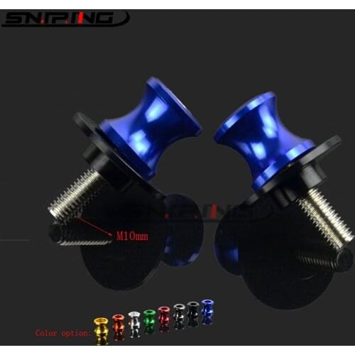 M10 Motorcycle For KAWASAKI Ninja ZX6R ZX7R ZX9R ZX10R ZX12R ZX14R Z1000 Z750 Aluminum Stand Swingarm Spools Slider Stand Screw
