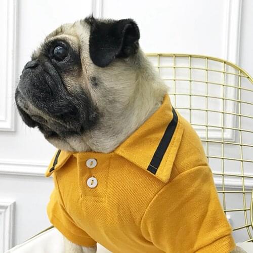 [MPK Store] Dog Polo Shirt, Summer Dog Clothes, Casual Wear for Dogs / Pug