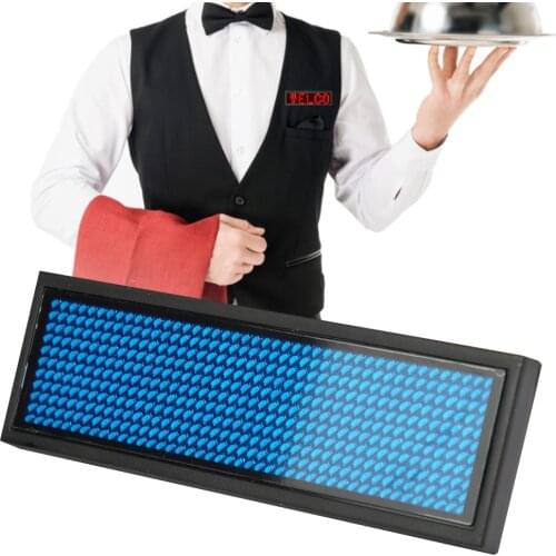 Mini LED Digital Display Rechargeable Programmable Name Badge 15 Display Languages Durable Scrolling Led Tag Sign Badge Module