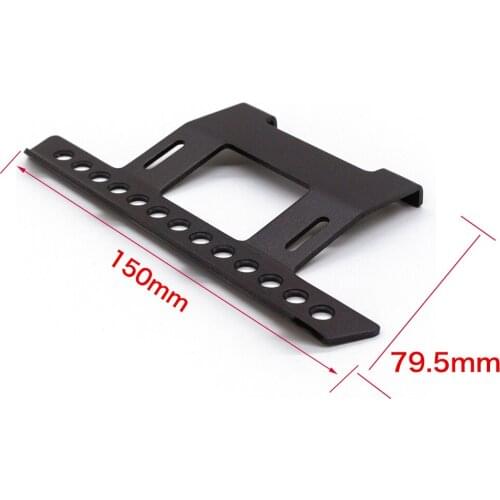 RC Car 1/10 Simulated Model Crawler Car Metal Side Pedal Body Shell Anti-skid Foot Pedal Plate fr SCX10 90046 90047 RC Car Modif