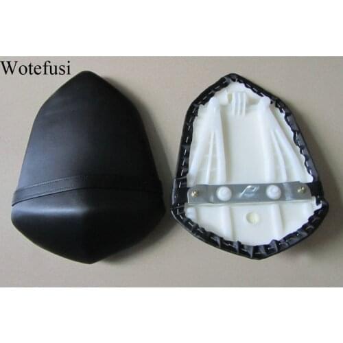 Wotefusi Hot Motorcycle Black Leather Rear Pillion Passenger Seat For Kawasaki Z1000 07-09 [PA139]