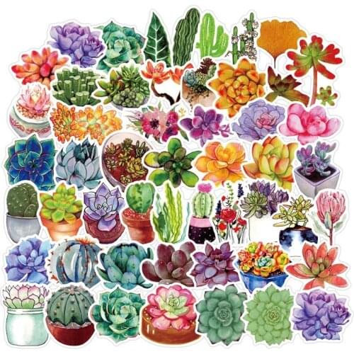 10/50Pcs Cactus Mini Paper Sticker Decoration Stickers DIY for Craft Diary Scrapbooking Planner Kawaii Label Sticker Sticker