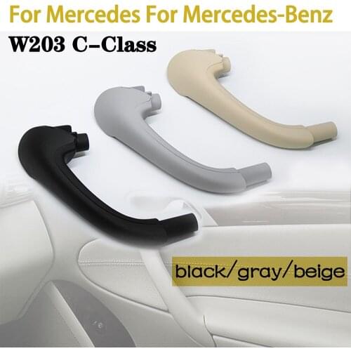 Car Front Left / Right Interior Inner Door Pull Carrier Covers Handles Trim New For Mercedes For Benz W203 C-Class 2038101551