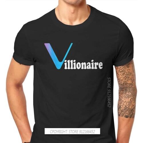 Vechain Crypto Cryptocurrency Miners Novelty TShirt For Men Millionaire VET T Shirt Hip Hop Birthday Gifts Outdoor Wear 3XL
