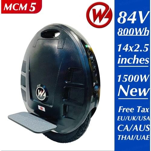 Begode Gotway MCM5 800Wh 84V One Wheel Electric Monowheel 14 inch Self Balance Unicycle 2020 New Handle Version