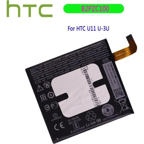 Original 3000mAh B2PZC100 Battery For HTC U-3U U11 Replacement Li-ion Phone Battery