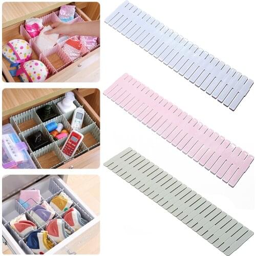 4-piece drawer combination partition board, makeup storage box to organize the grid, storage partition, plastic partition