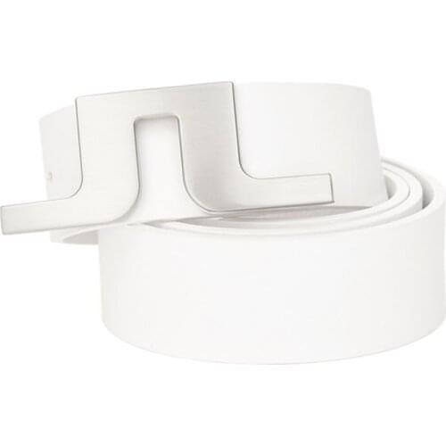 JL New Mens Golf Leather Fashion Alloy Buckle Leather Sports Leisure Belt Two Colors Optional Free Shipping