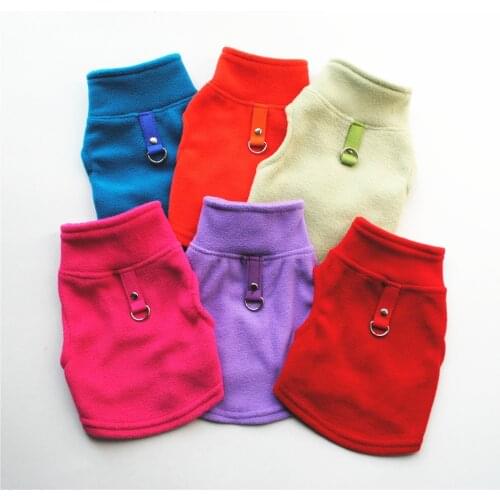 Warm Dog Coat Fleece Winter Dog Clothes French Bulldog Pug Chihuahua Pet Puppy Clothes Small Dog Jacket Clothing for Dog Coats