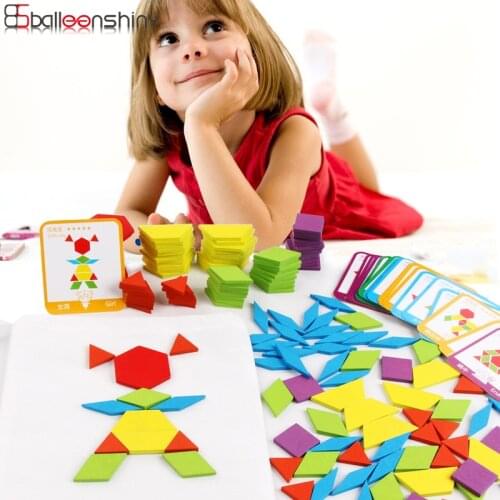 155 PCS Creative Jigsaw Puzzle Game Toy Kids Wooden Puzzle Childrens Educational Toy Intellectual Problem Solving Child Gift