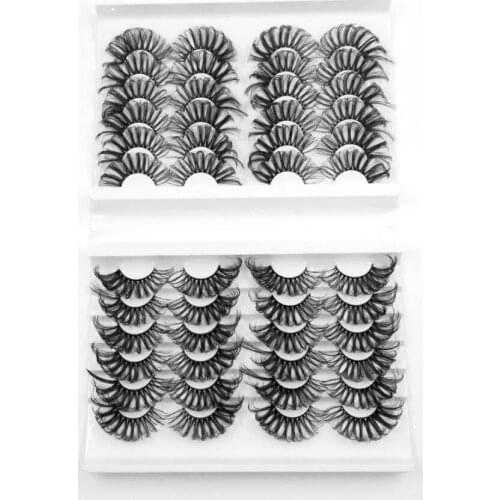 24 Pairs Lashes 5d Wholesale Vendor Bulk Eyelashes 5D 25mm Mink Eyelash with packaging box