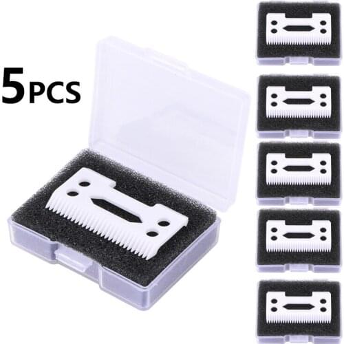 5pcs 28 Teeth Zirconia Ceramic Clipper Blade for Wahl Senior Clipper