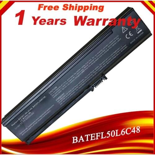 Laptop Battery for Acer BATEFL50L6C40 BATEFL50L6C48 LIP6220QUPC SY6 3UR18650Y-2-QC261 for Aspire 5500