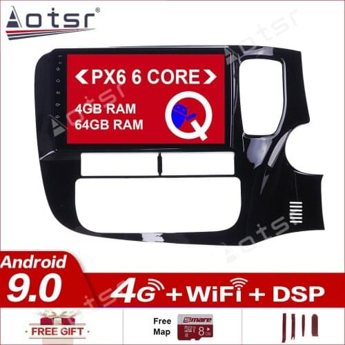 Android10.0 Car DVD GPS Multimedia Player For Mitsubishi Outlander RHD 2014-2019car player GPS Navigation head unit audio player