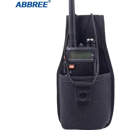 MSC-20H Big Nylon Pouch Bag Carry Case for BaoFeng UV-5R UV-82 3800mAh Battery Mototrola Big Walkie Talkie Radio